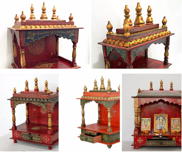 houten-mandir-handgemaakt-india