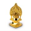 Shiva Parvati olielamp in messing