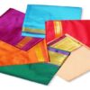 Art silk-dhoti met sjaal